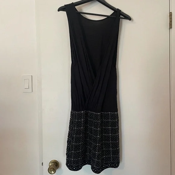 balmain h&m black dress Audrey Halter Gown in Black main image 1